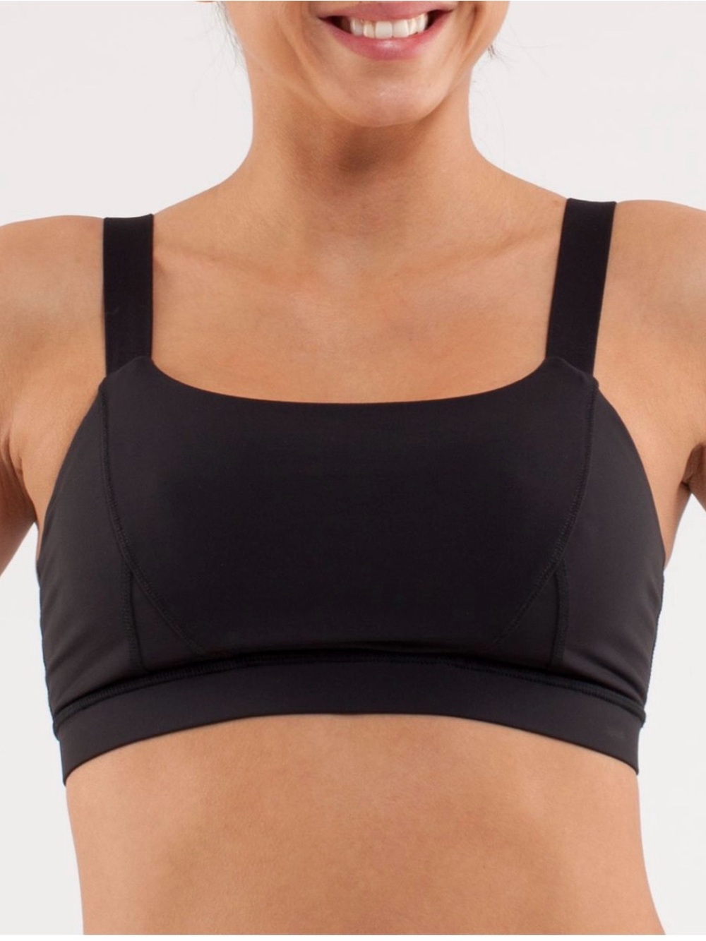 LULULEMON Black Size 12 EUC Adjust Me Sports Bra. Convertible. Full Coverage